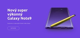 Vstup HTML Pro Galaxy Note9