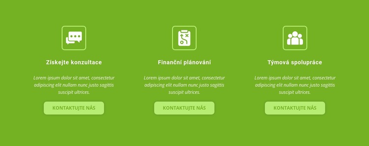 Strategické a poradenské služby Šablona HTML