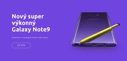 Víceúčelový Motiv WordPress Pro Galaxy Note9