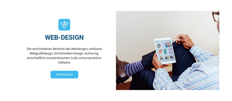 Web-Design HTML-Vorlage