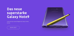 Galaxy Note9 - Ultimative Joomla-Vorlage