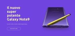 Galaxy Note9 - Modelli Di Siti Web