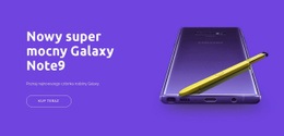 Galaxy Note9 - Kreator Responsywnych Stron Internetowych