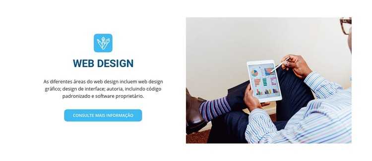 Designer de Web Design do site