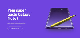 Galaxy Note9 - Nihai Joomla Şablonu