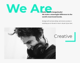 Border Creative Css Template Free Download