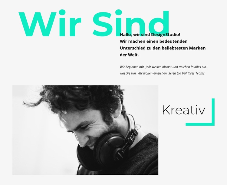 Border Creative Website Builder-Vorlagen