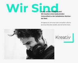 Premium-Landingpage Für Border Creative