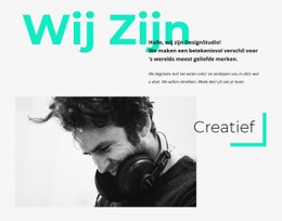 Premium Landingspagina Voor Grens Creatief