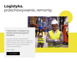 Logistyka, Magazynowanie, Pakowanie Projekt Strony Internetowej