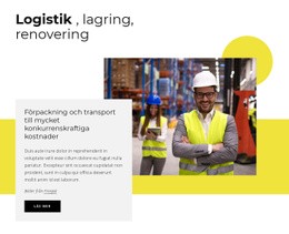 Multipurpose WordPress-Tema För Logistik, Lagring, Förpackning