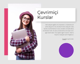 Benzersiz Çevrimiçi Öğrenme - Modern Açılış Sayfası