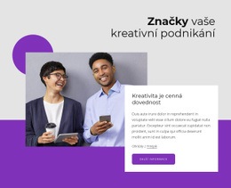 Propagace Vaší Kreativní Firmy Šablona Css Ke Stažení Zdarma