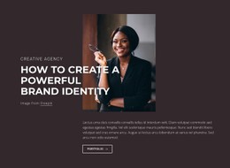 Powerful Brand Identity Free CSS Website Template