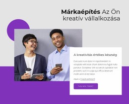 Kreatív Vállalkozása Márkaépítése - HTML-Sablon Letöltése