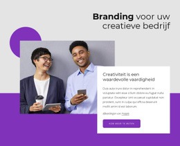 Een Exclusief Websiteontwerp Voor Branding Van Uw Creatieve Bedrijf