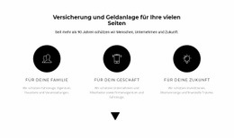 Exklusiver Website-Builder Für Drei Arbeitsrichtungen