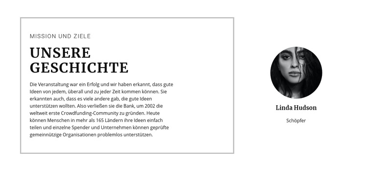 Firmengründer WordPress-Theme