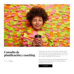 Consulta De Planificación Y Coaching - Plantilla HTML5, Responsiva, Gratuita