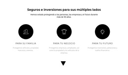 Tres Direcciones De Trabajo - Plantilla Web