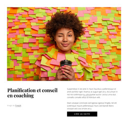 Conseil En Planification Et Coaching – Page De Destination HTML