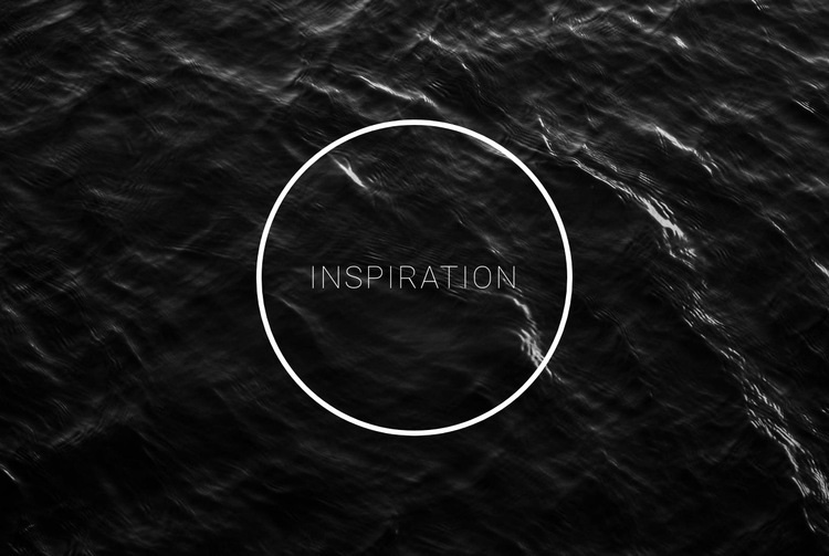 Inspiration noir et blanc Page de destination