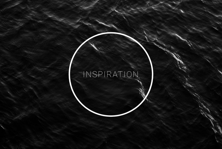 Black and white inspiration Homepage Design