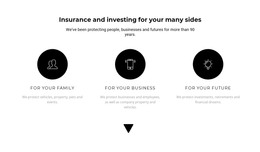 Three Directions Of Work - Web Template