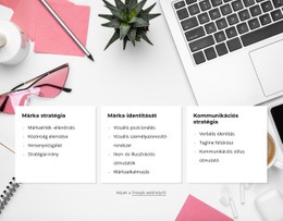 Kisvállalati Márkaépítési Szolgáltatások Ingyenes CSS Webhelysablon