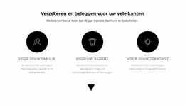 Drie Werkrichtingen - Eenvoudig Te Gebruiken HTML5-Sjabloon