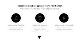 Drie Werkrichtingen - Creatieve Multifunctionele Sjabloon