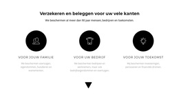 Drie Werkrichtingen - Eenvoudig Websitesjabloon