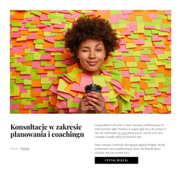 Planowanie I Konsultacje Coachingowe - Responsywny Motyw WordPress