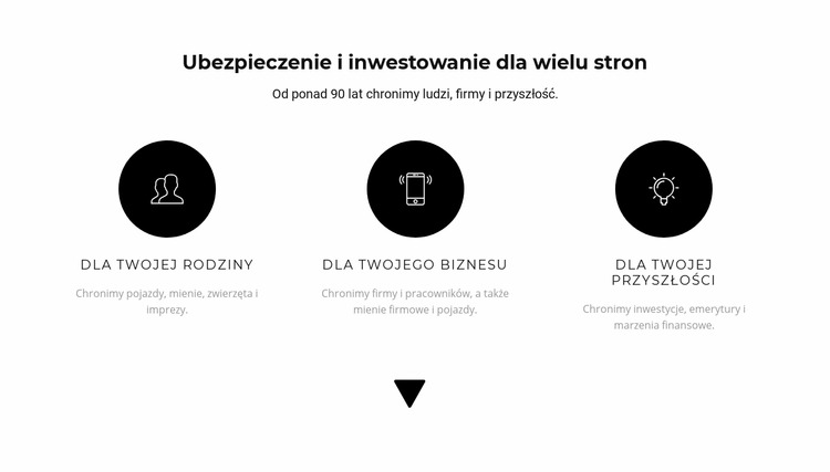 Trzy kierunki pracy Szablon Joomla