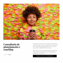 Consultoria De Planejamento E Coaching - Design De Site Responsivo