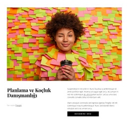 Planlama Ve Koçluk Danışmanlığı - Duyarlı Web Sitesi Oluşturucu