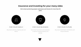 Three Directions Of Work - Beautiful Web Page Design