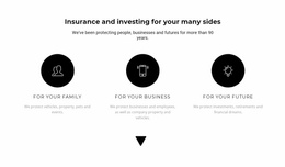 Three Directions Of Work - Web Template