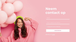 Neem Contact Op Met Het Evenementenbedrijf - Premium-Elementensjabloon