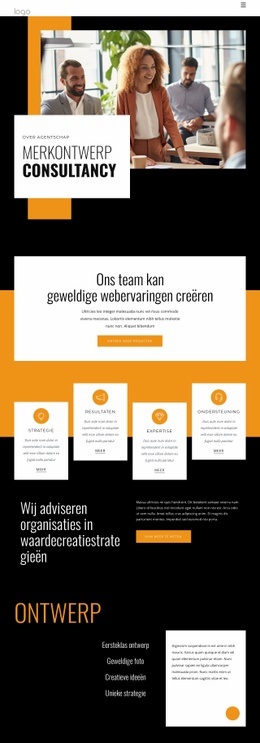 Onze Klantresultaten Spreken Voor Zich - Responsieve HTML5-Sjabloon