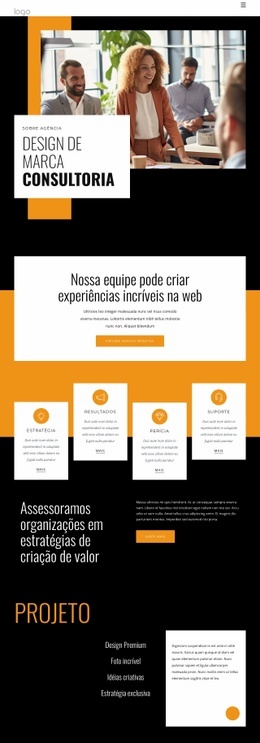 Os Resultados Dos Nossos Clientes Falam Por Si - Protótipo De Site