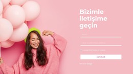 Etkinlik Şirketiyle Iletişim Kurun Için Duyarlı HTML