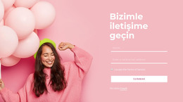 Etkinlik Şirketiyle Iletişim Kurun - Premium Öğeler Şablonu