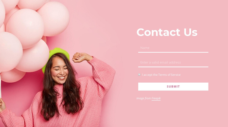 Contact the events company WordPress Theme