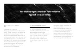Premium-Website-Design Für Bild Und Text In Drei Spalten