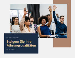 Steigern Sie Ihre Führungsqualitäten – Fertiges Website-Design