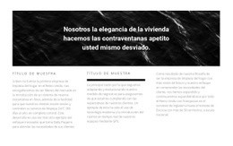 Imagen Y Texto En Tres Columnas - Creador De Sitios Web Moderno