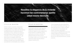 Imagen Y Texto En Tres Columnas: Plantilla De Sitio Web HTML