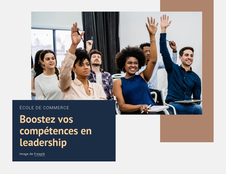 Boostez vos compétences en leadership Modèles de constructeur de sites Web