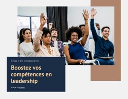 Boostez Vos Compétences En Leadership - Maquette De Conception Web